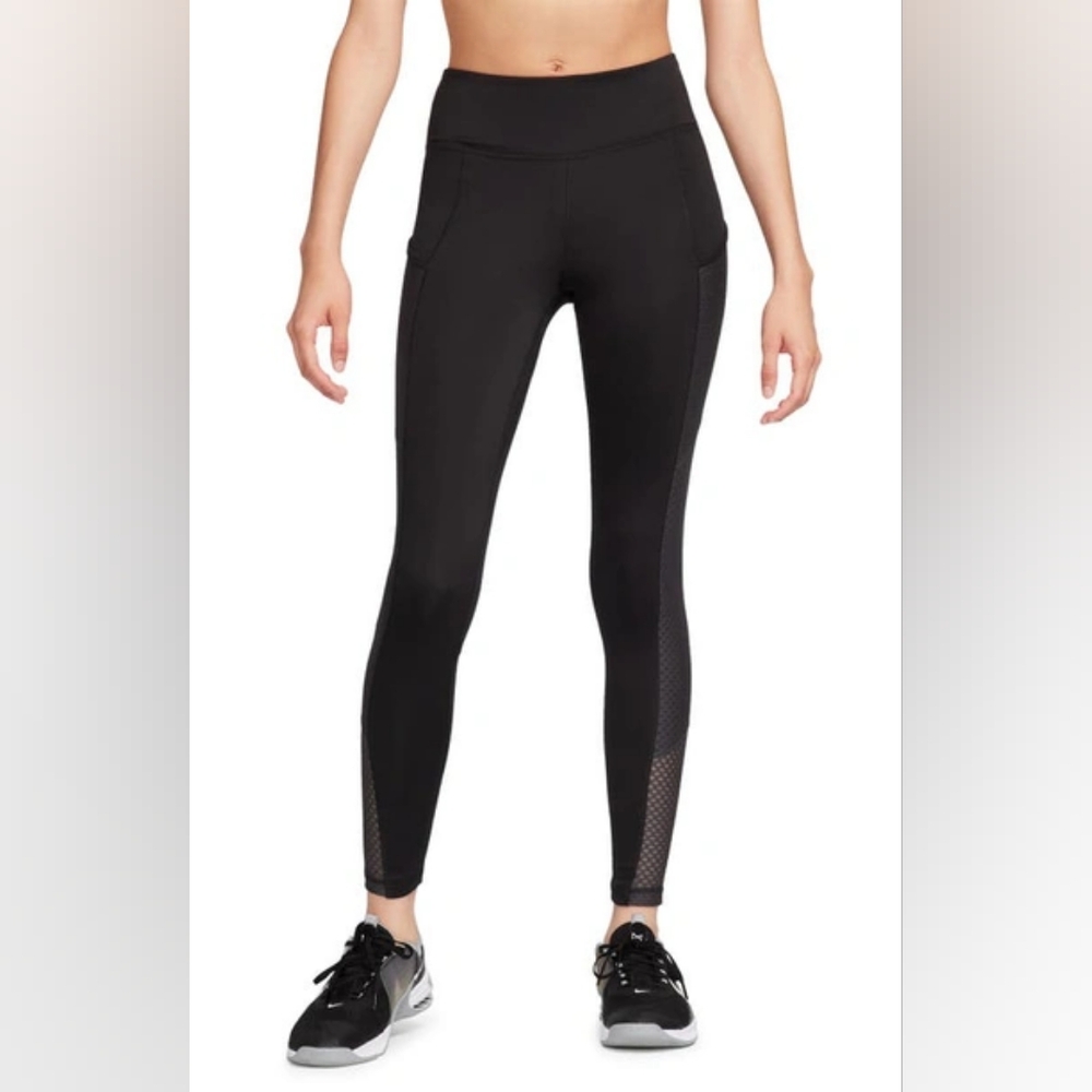 Nike Women's Therma-FIT One Mid-Rise Full Length Leggings with Pockets